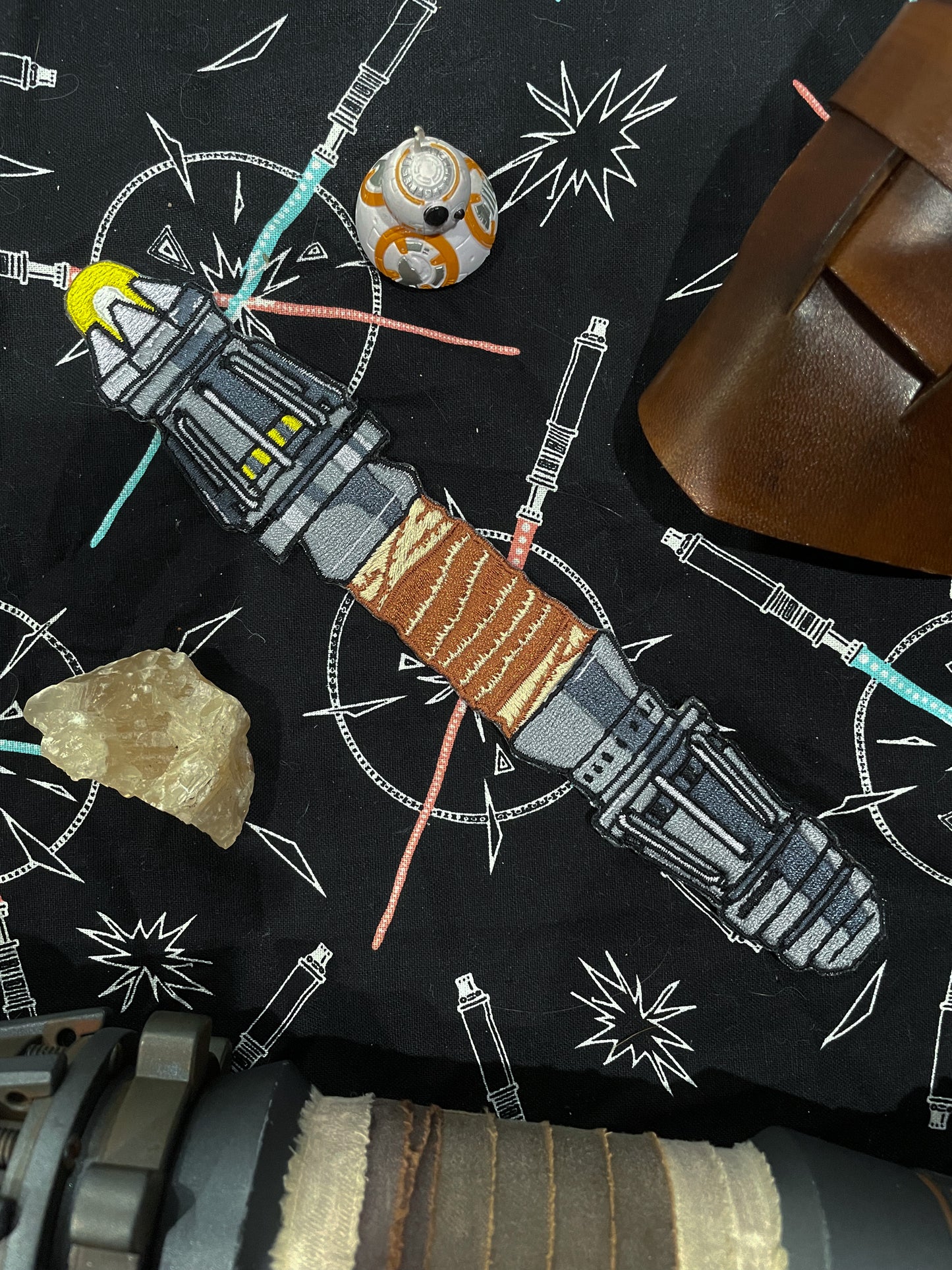 Large Rey Lightsaber Hilt Patch