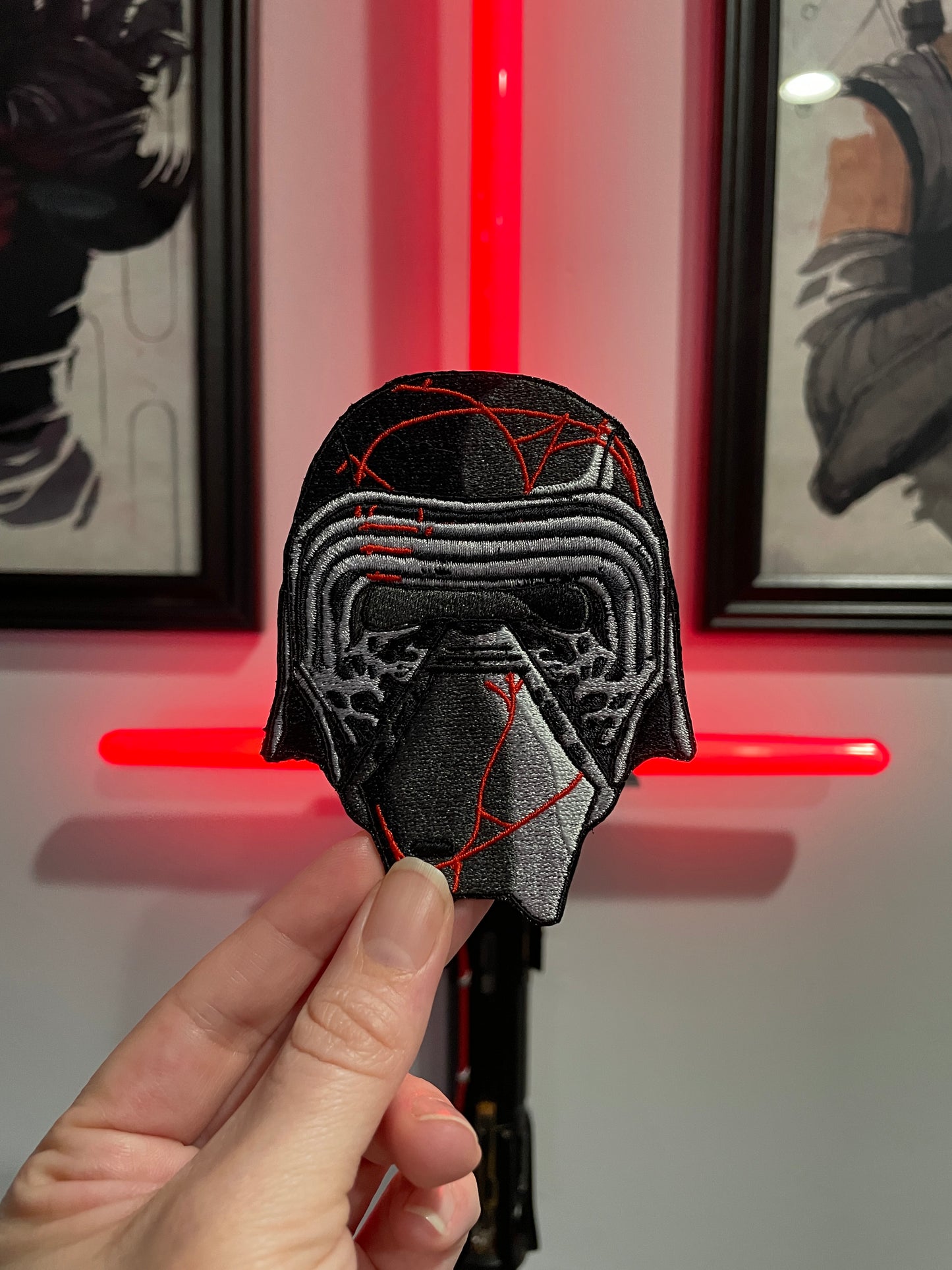 Kylo Ren Helmet Patch