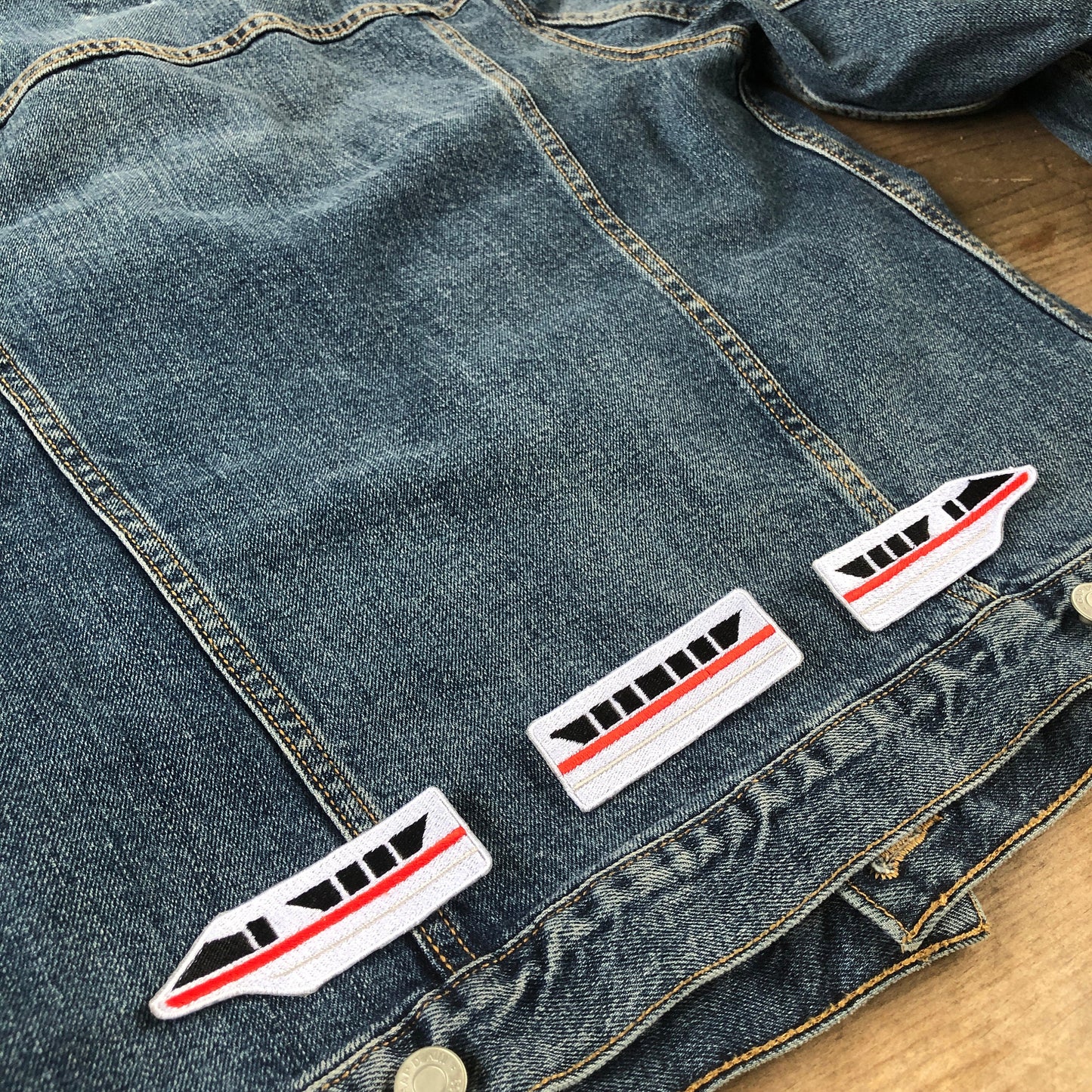 Set of 3 Mini Monorail Patches