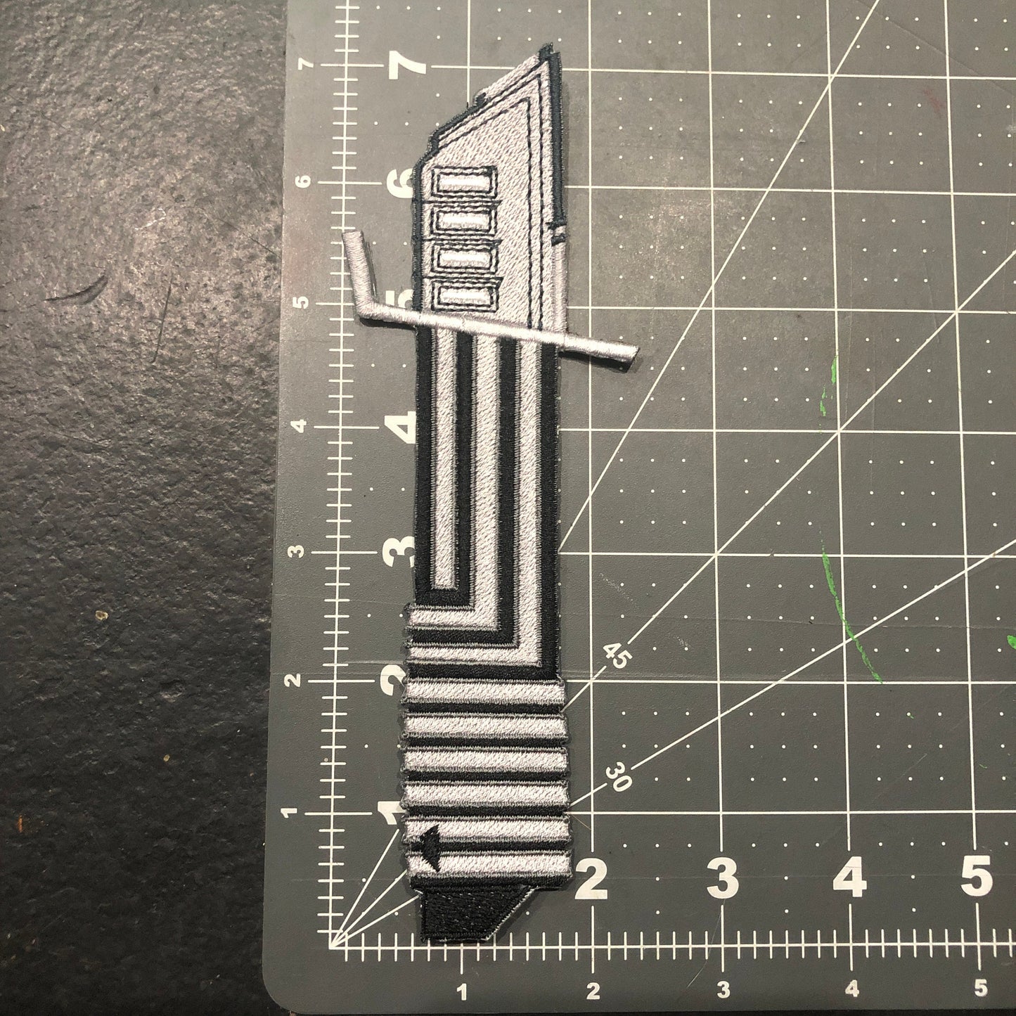 Large Darksaber Hilt Patch