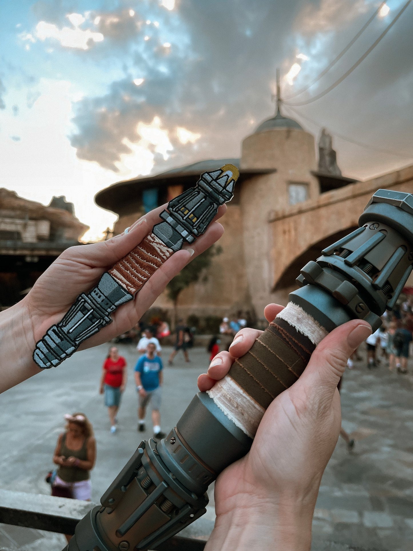 Large Rey Lightsaber Hilt Patch