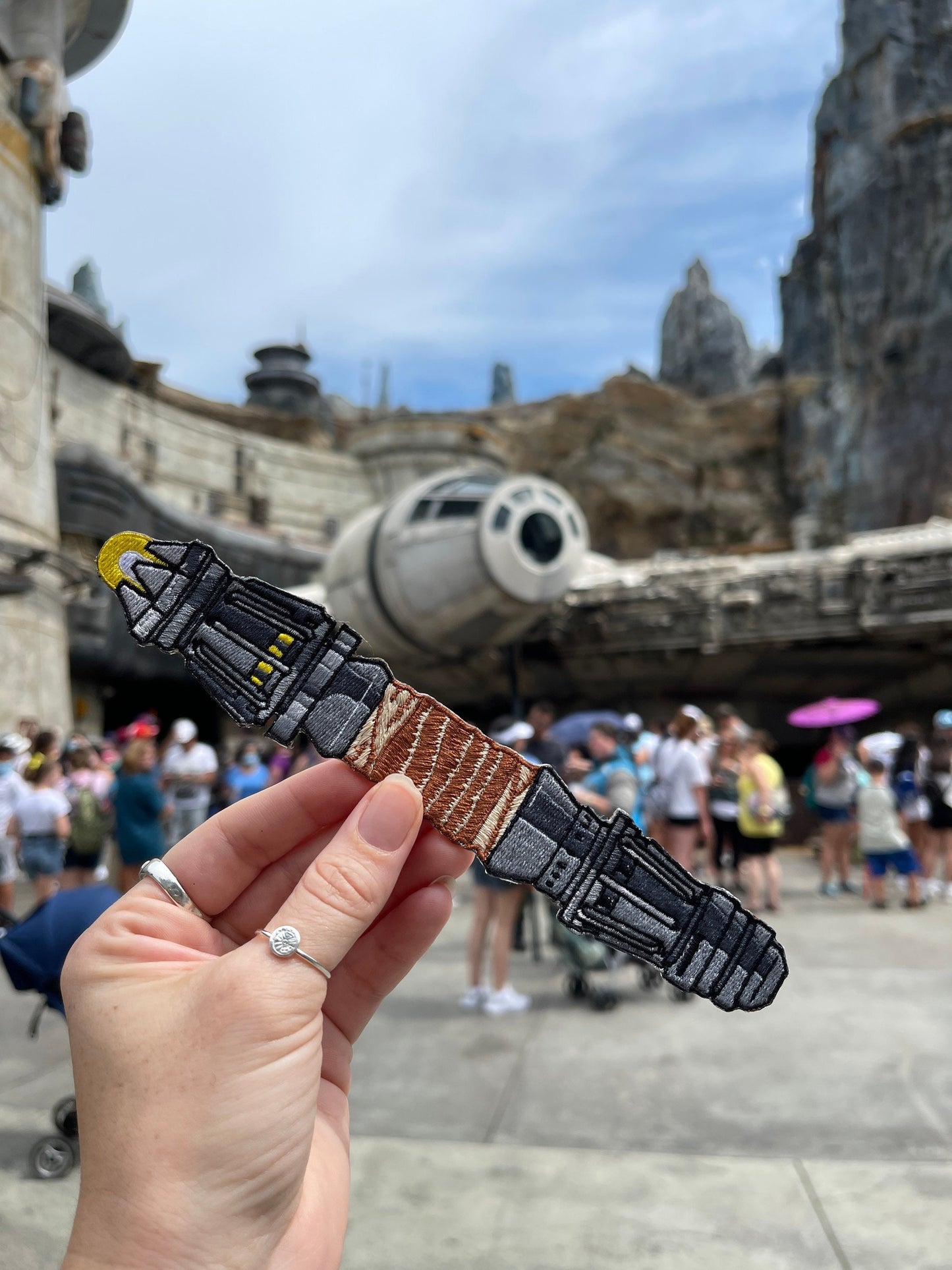 Large Rey Lightsaber Hilt Patch