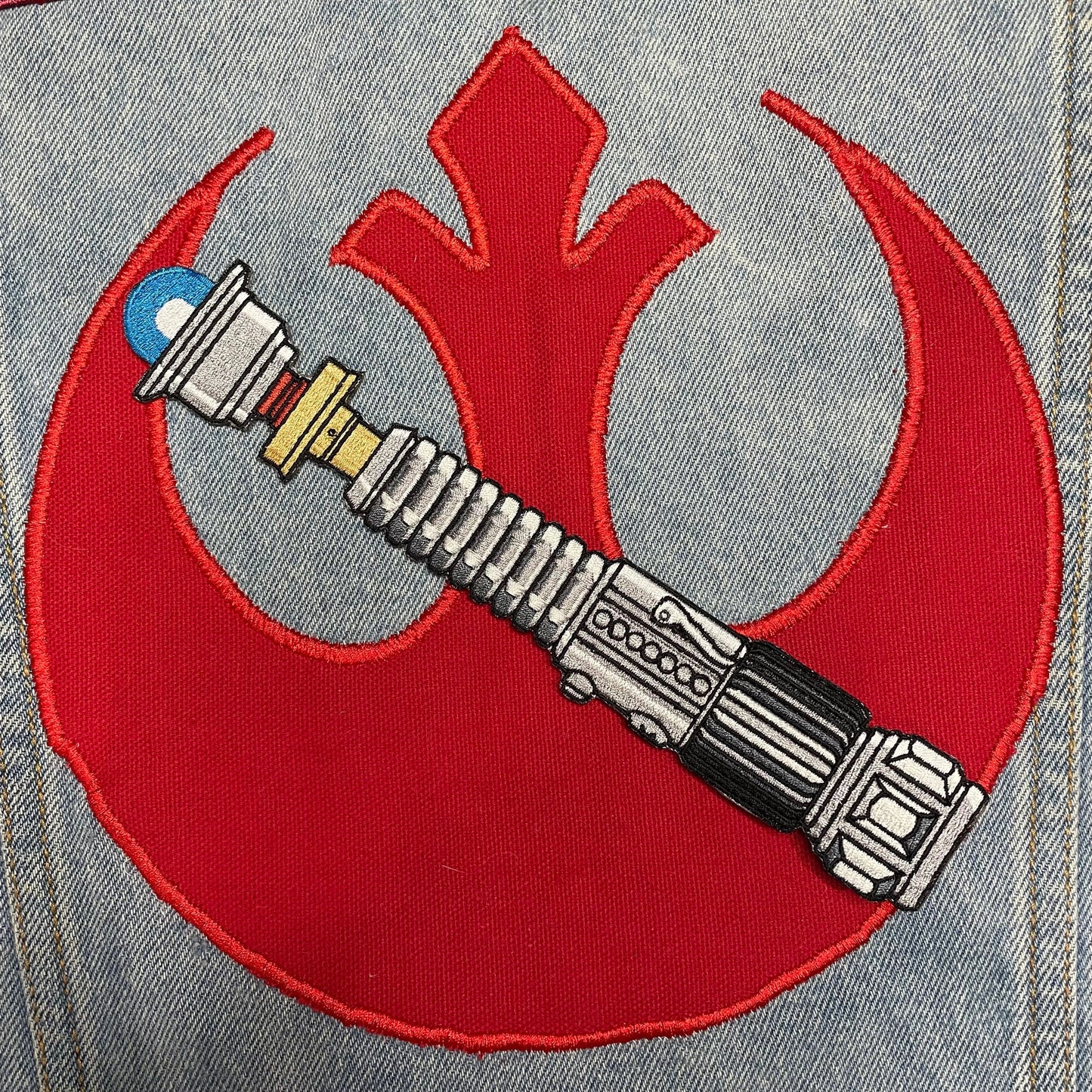 Large Obi-Wan Lightsaber Hilt Patch