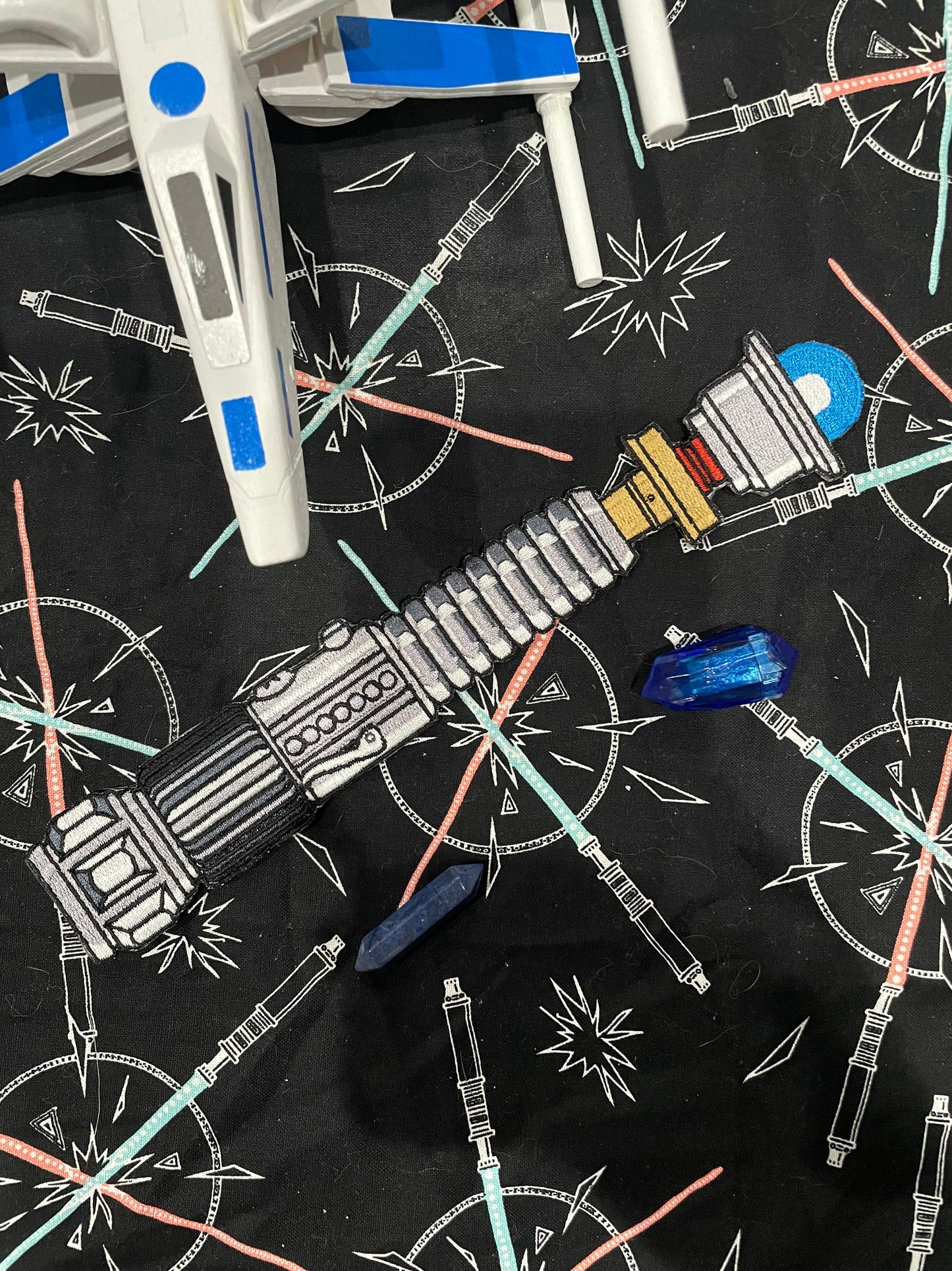 Large Obi-Wan Lightsaber Hilt Patch