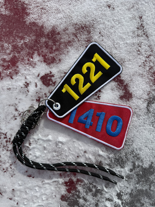 Hot Hockey Key Card Keychain