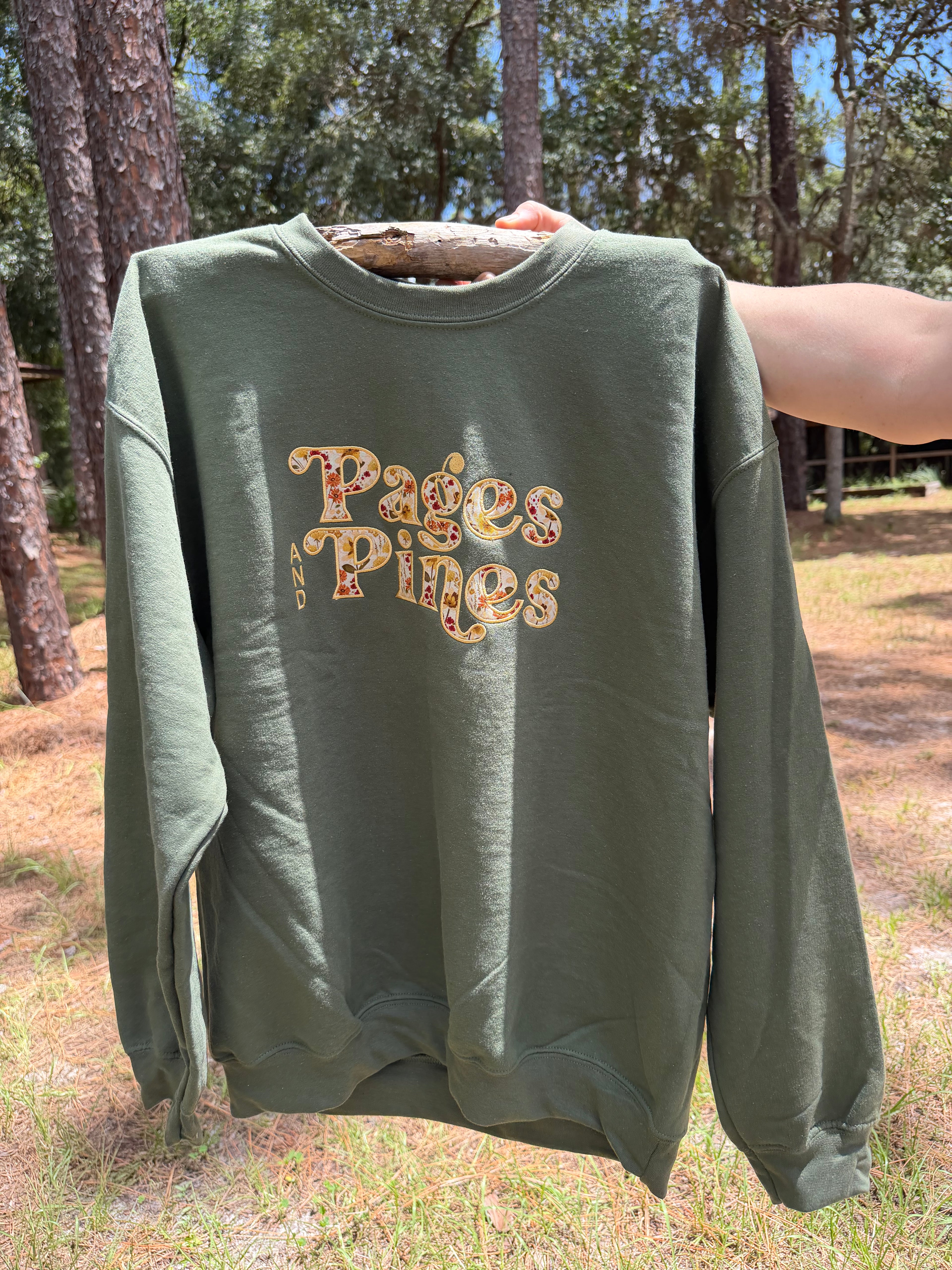 Pages and Pines Camp Sweatshirt