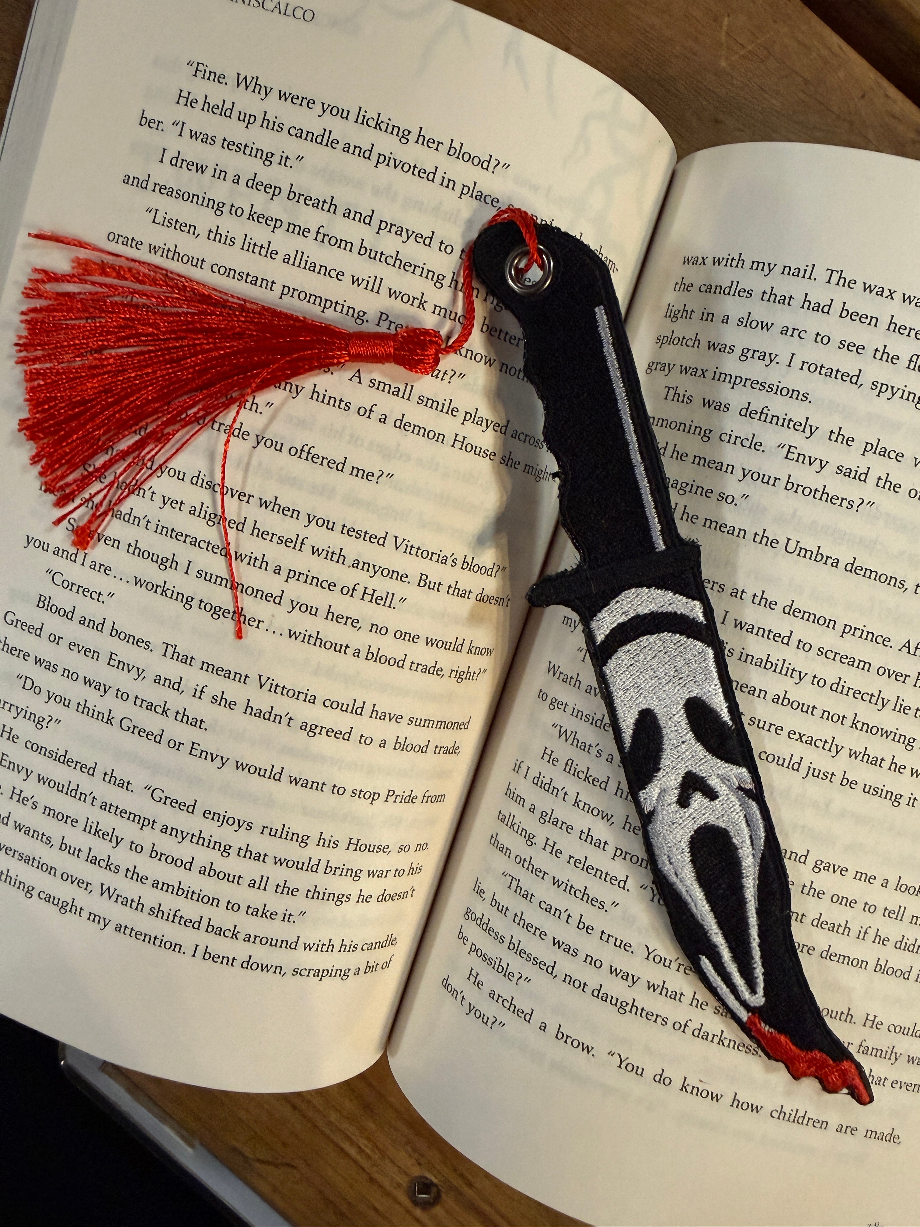 Scream Face Bookmark