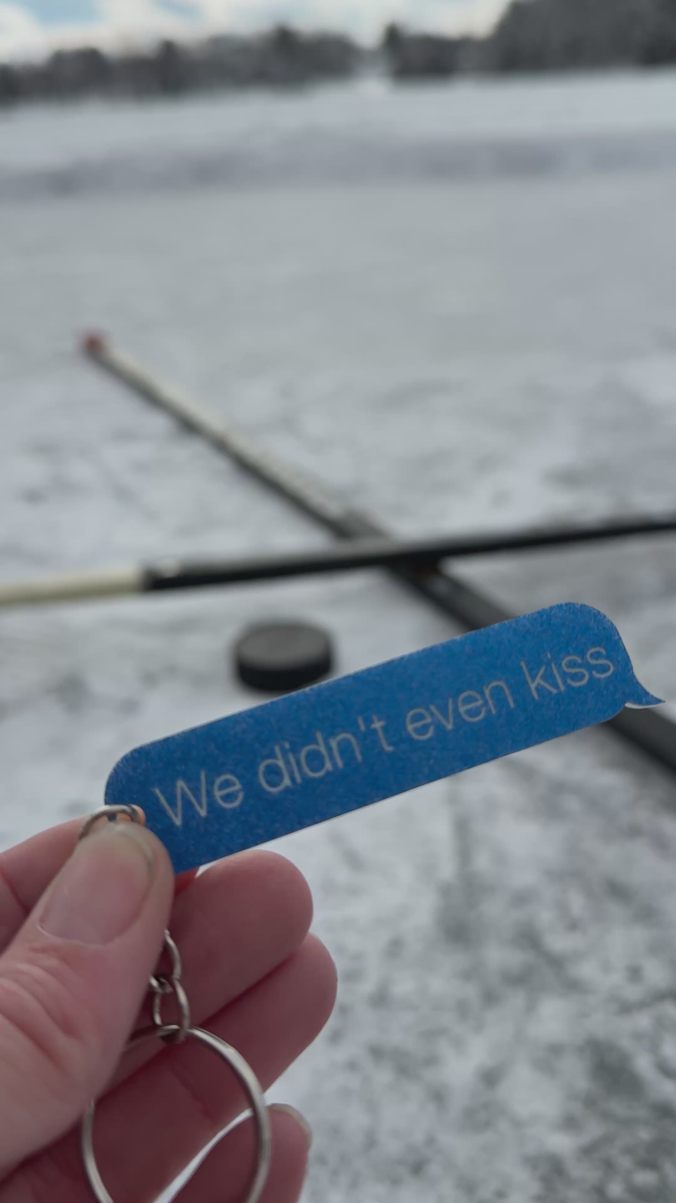 Didn’t Kiss Acrylic Keychain