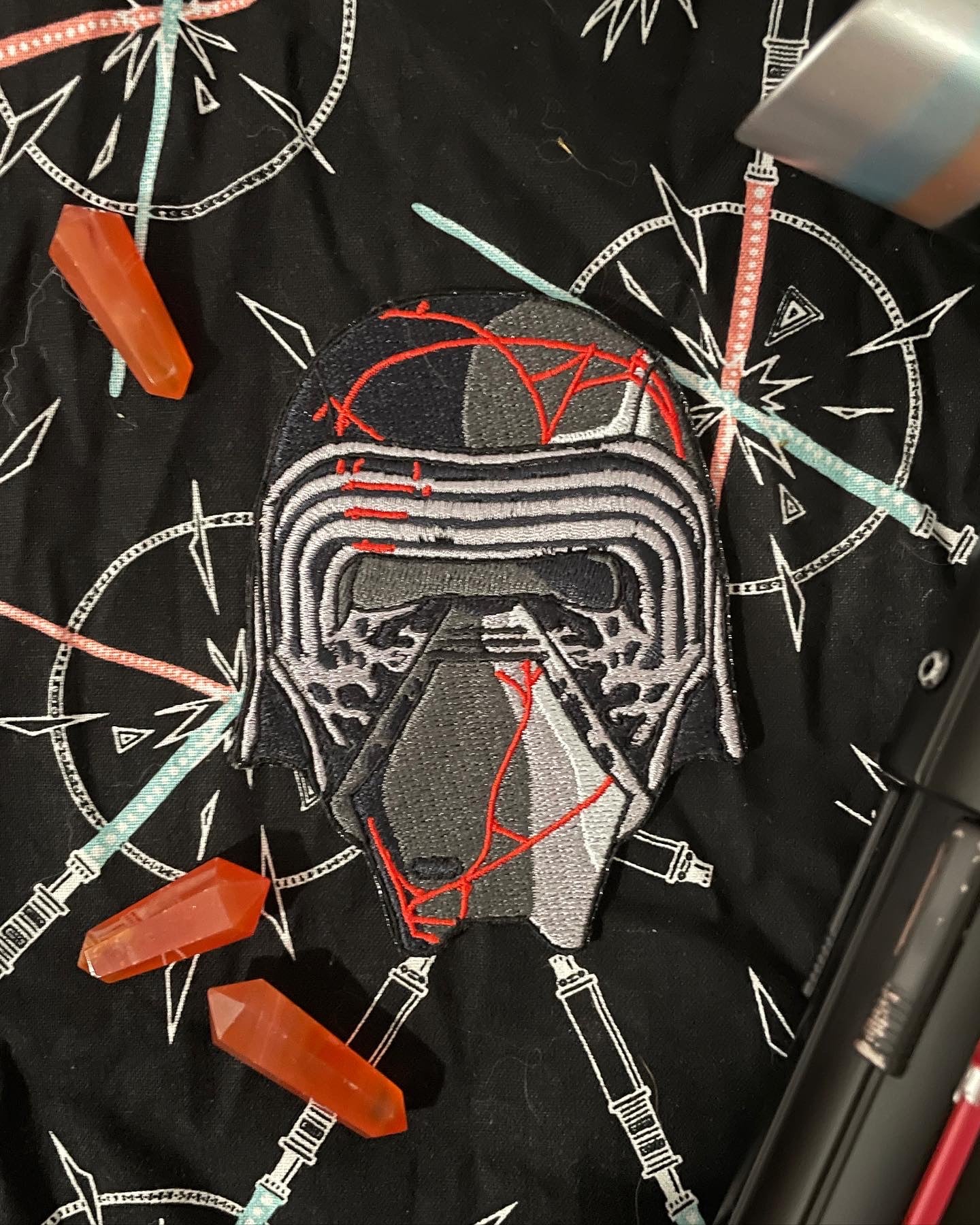 Kylo Ren Helmet Patch