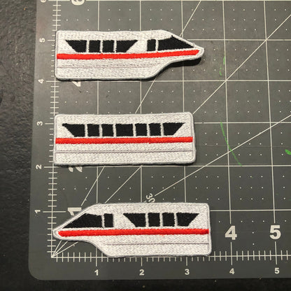 Set of 3 Mini Monorail Patches