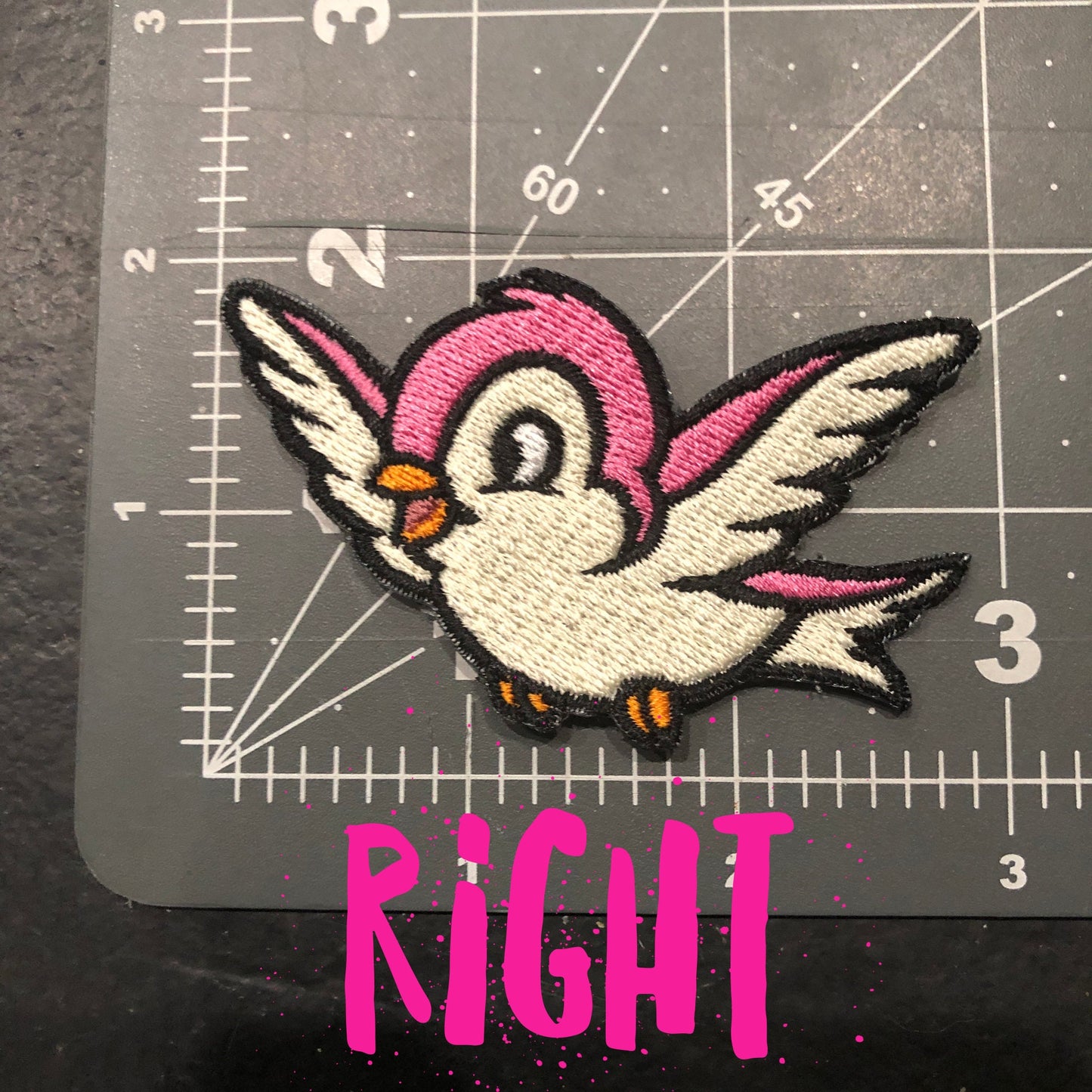 One Princess Bird Patch Custom Colors
