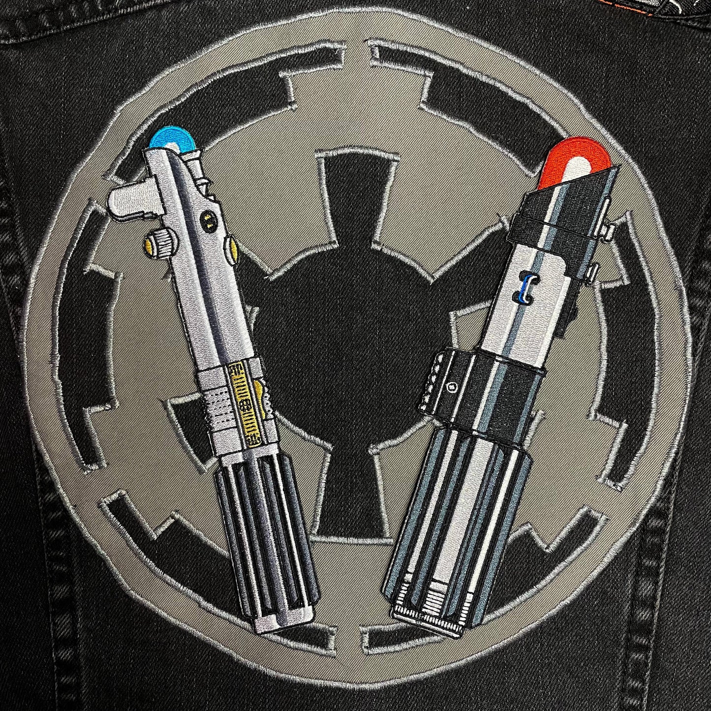 Large Anakin and Vader Lightsaber Hilt Patches