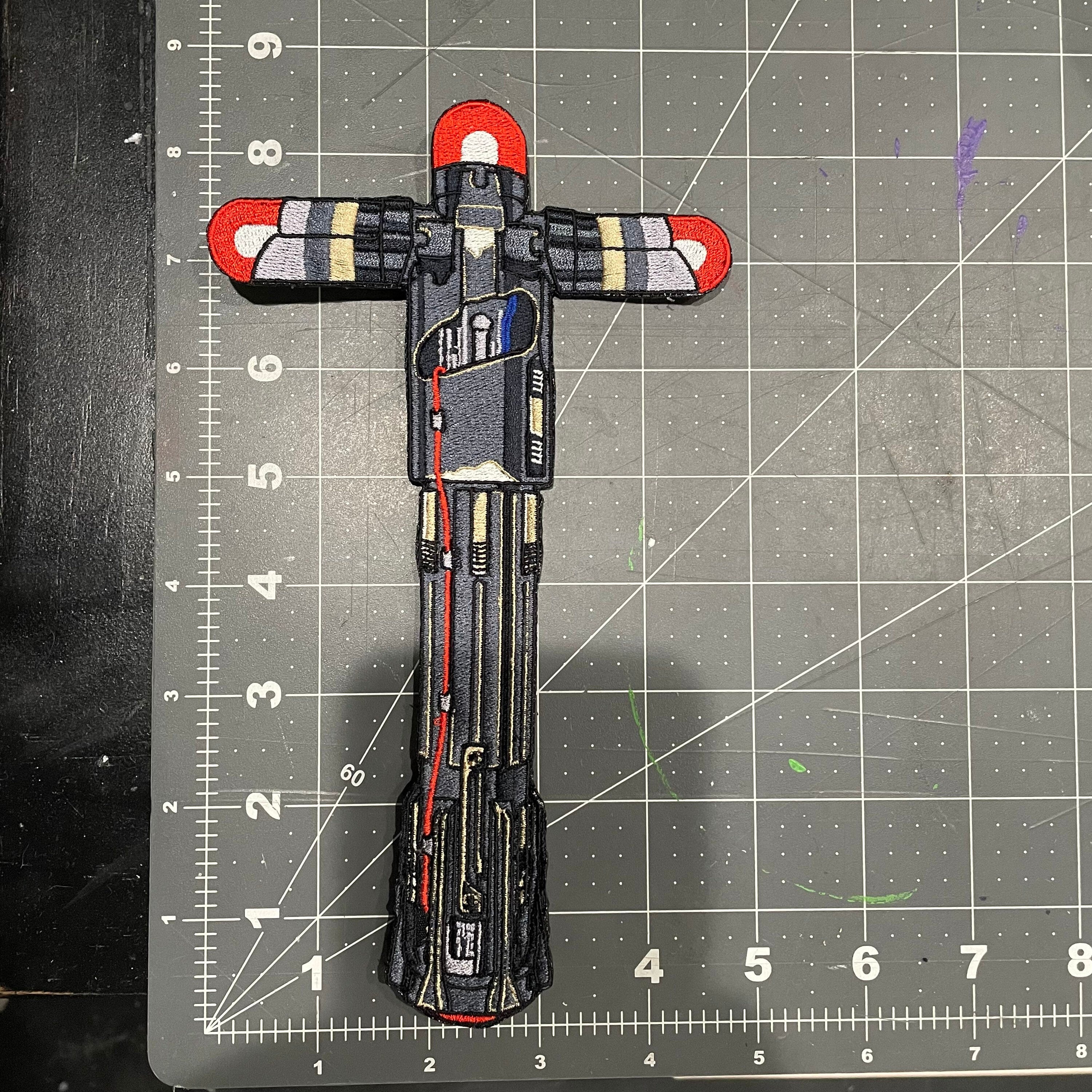 Large Kylo Ren Lightsaber Hilt Patch