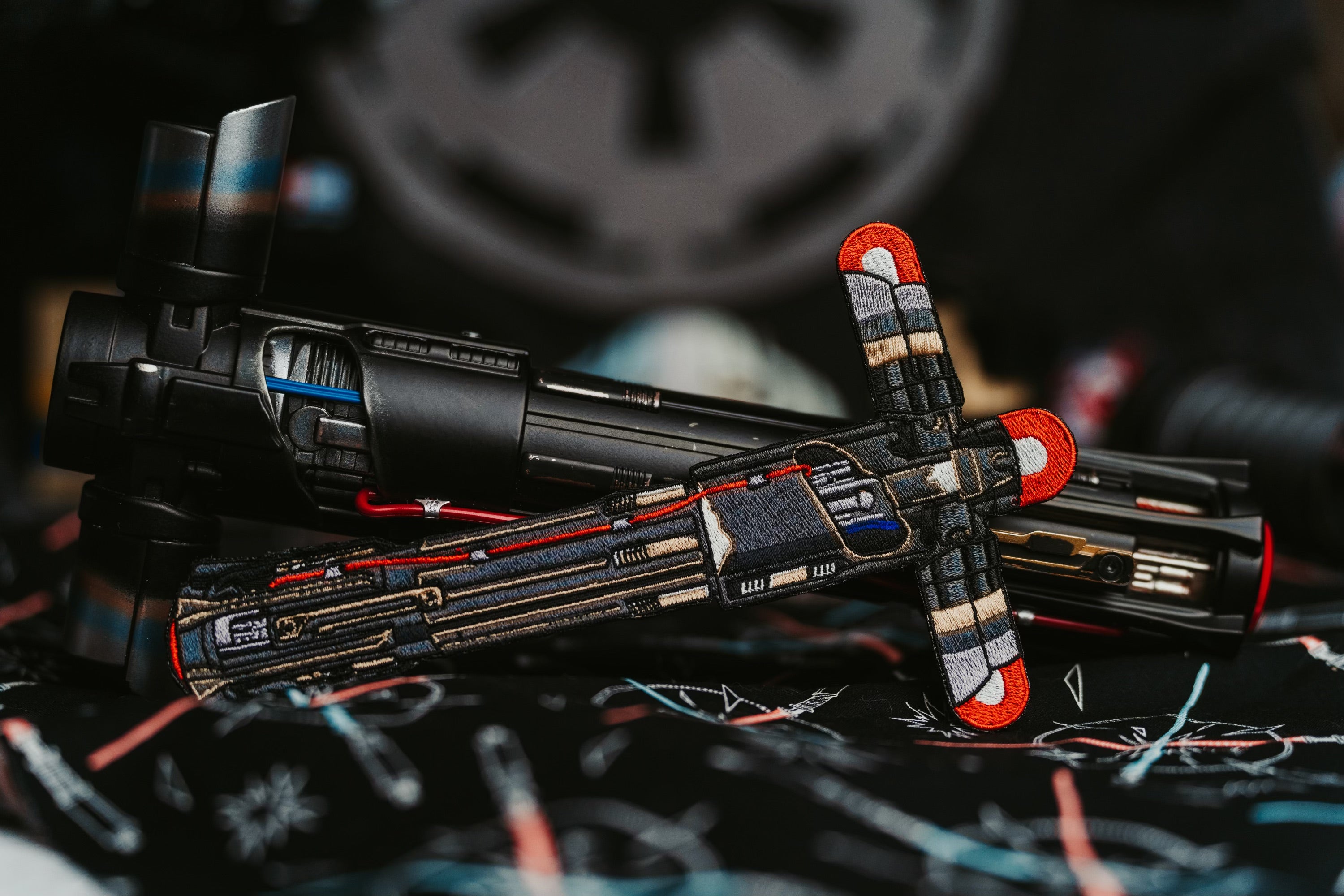 Large Kylo Ren Lightsaber Hilt Patch